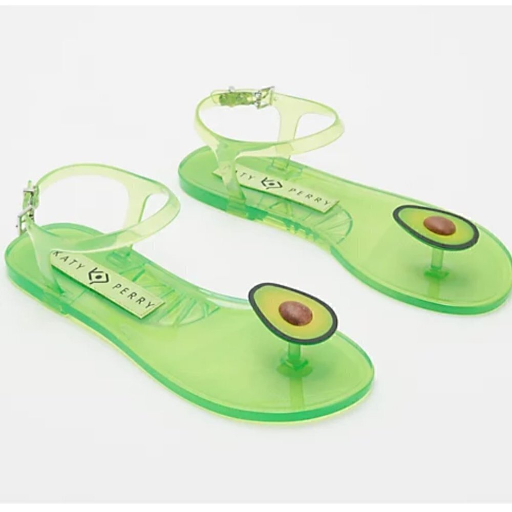 NWOT Katy Perry geli avocado sandals size 8